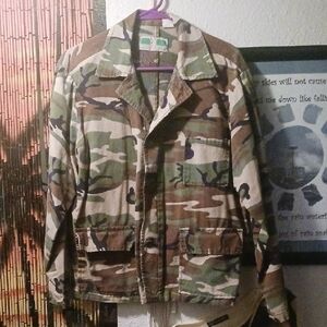 Game Winner Camouflage Jean Jacket